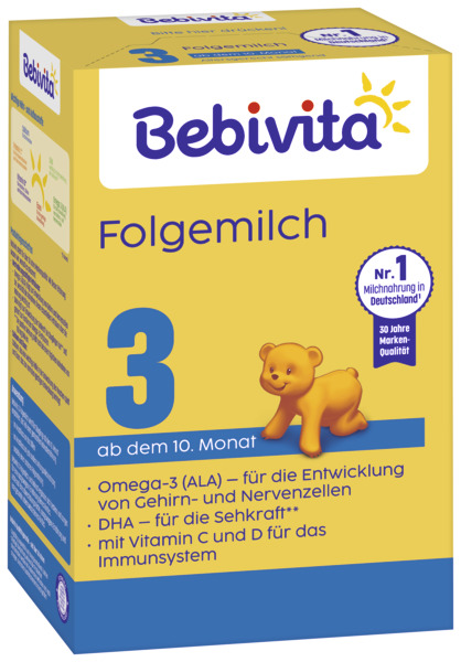 BEBIVITA Mlieko 3 Instantná pokračovacia mliečna výživa od uk. 9. mesiaca, 500 g