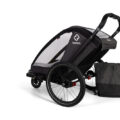 HAMAX Vozík za bicykel vr. ramená + kočíkovú set Cocoon One Grey/black