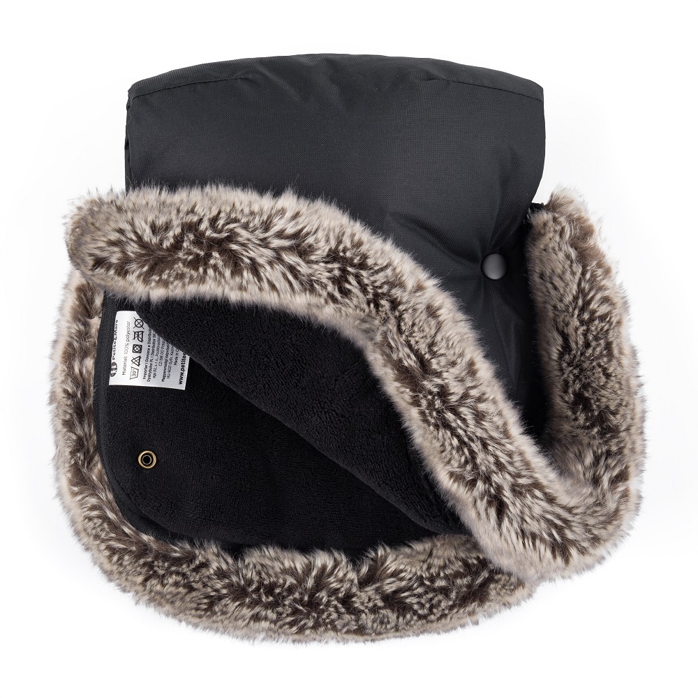 PETITE&MARS Rukávnik / rukavice Furry Forever Black