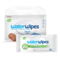 4x WATERWIPES Obrúsky vlhčené bez obsahu plastov 60 ks ( 240 ks ) + Hydrating clean obrúsky 60 ks ZA