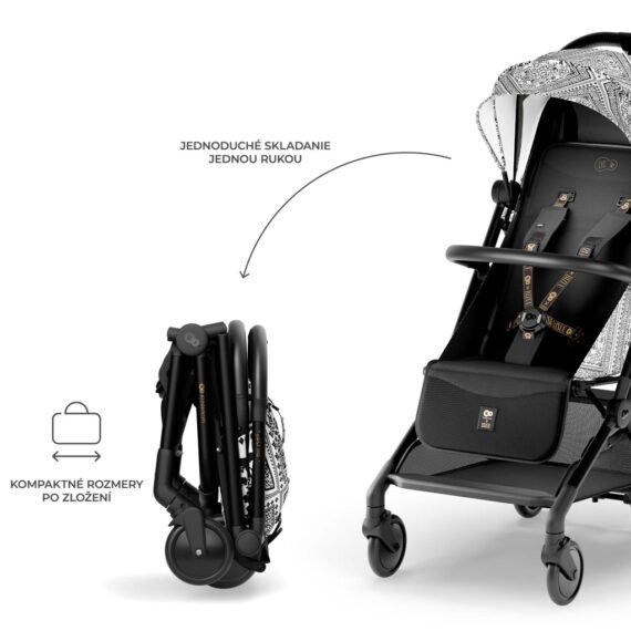 KINDERKRAFT Kočík športový Pilot 2 Lunar Black Bizuu