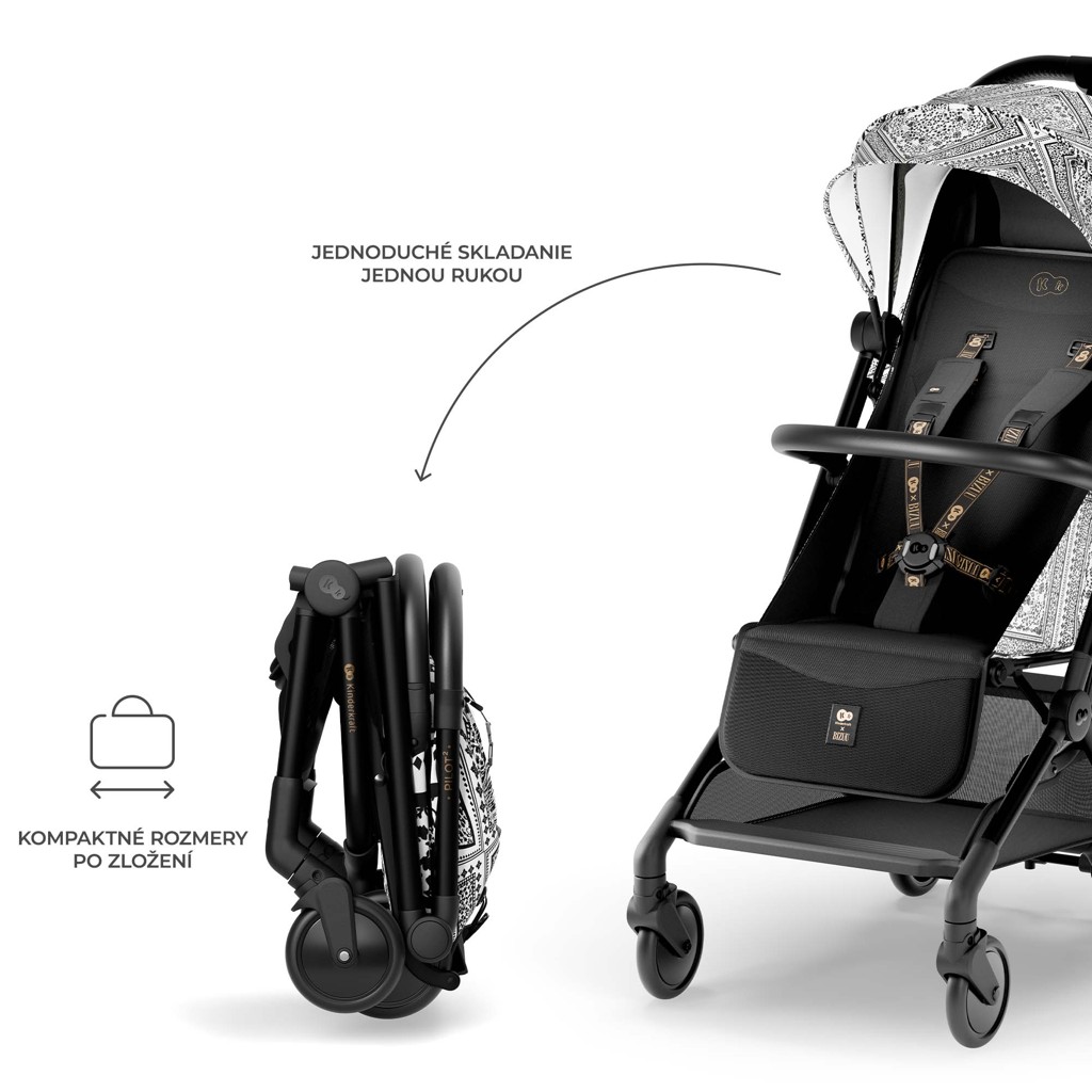 KINDERKRAFT Kočík športový Pilot 2 Lunar Black Bizuu
