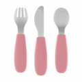 PETITE&MARS Sada príborov s nerezovej ocele Take&Match Dusty Rose 12m+