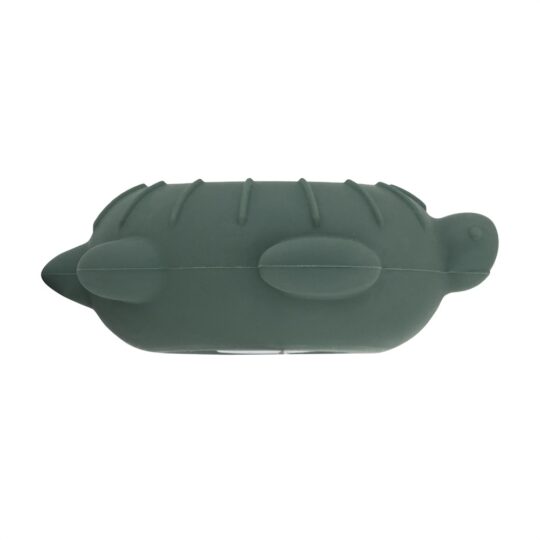 PETITE&MARS Teplomer silikónový digitálny do vody Turtle Terry Misty Green 0m+