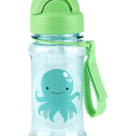 SKIP HOP Zoo tritan Fľaša so slamkou 355ml Chobotnica 12m+