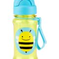 SKIP HOP Zoo tritan Fľaša so slamkou 355ml Včielka 12m+