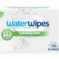 12x WATERWIPES Obrúsky vlhčené Hydrating clean bez obsahu plastov 60 ks ( 720 ks )