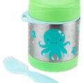 SKIP HOP Zoo Termoska na jedlo s lyžičko/vidličkou Chobotnica 325 ml, 3+