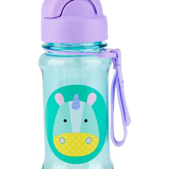 SKIP HOP Zoo tritan Fľaša so slamkou 355ml Jednorožec 12m+