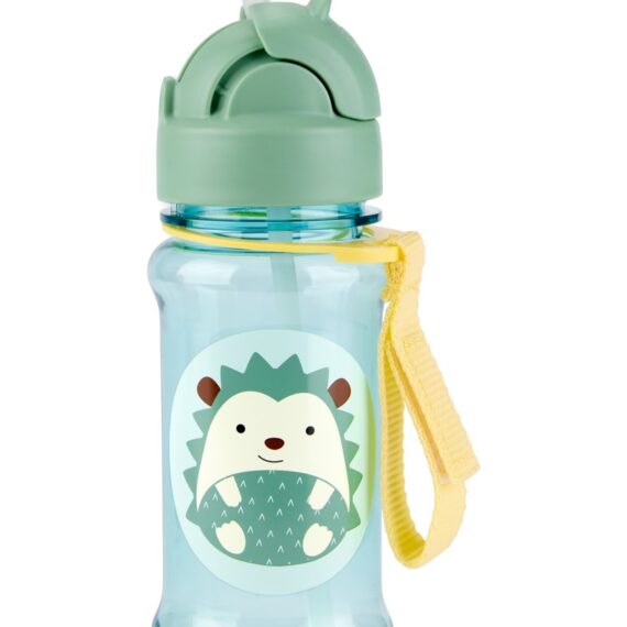 SKIP HOP Zoo tritan Fľaša so slamkou 355ml Ježko 12m+