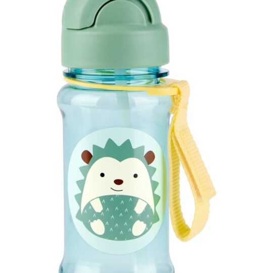 SKIP HOP Zoo tritan Fľaša so slamkou 355ml Ježko 12m+