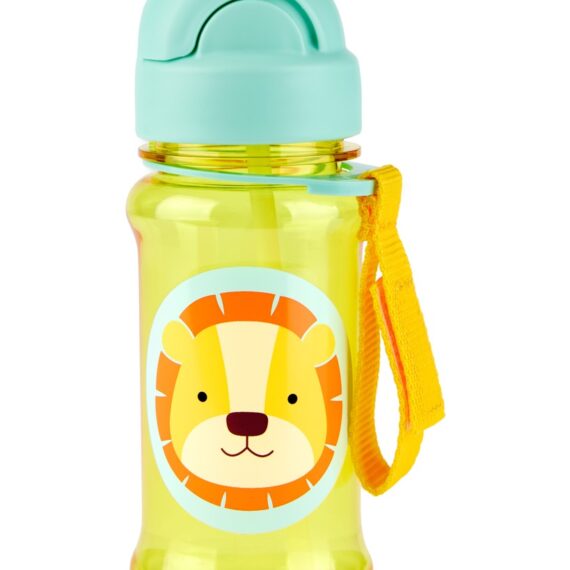 SKIP HOP Zoo tritan Fľaša so slamkou 355ml Lev 12m+