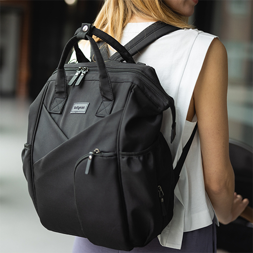 BABYONO Taška prebaľovacia/batoh Modern Style black