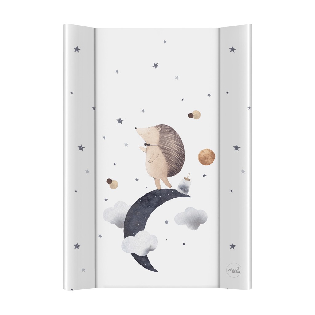 CEBA BABY Podložka prebaľovacia 2-hranná mäkká (50x70) Basic Hedgehog the Dreamer