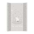 CEBA BABY Podložka prebaľovacia 2-hranná s pevnou doskou (50x70) Basic Polar Bears