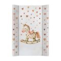 CEBA BABY Podložka prebaľovacia 2-hranná s pevnou doskou (50x70) Ultra Light Rocking Horse
