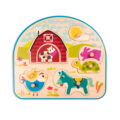 B.TOYS Puzzle drevené s úchytmi Farma