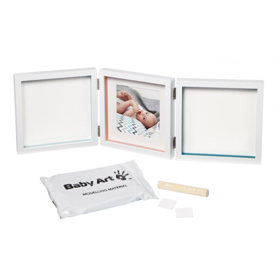 BABY ART Rámček na odtlačky a fotografiu My Baby Style – Double Essentials