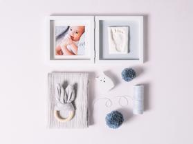 BABY ART Rámček na odtlačky a fotografiu My Baby Style – Simple Grey