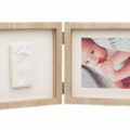 BABY ART Rámček na odtlačky a fotografiu Square Frame Wooden
