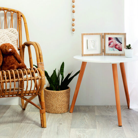 BABY ART Rámček na odtlačky a fotografiu Square Frame Wooden