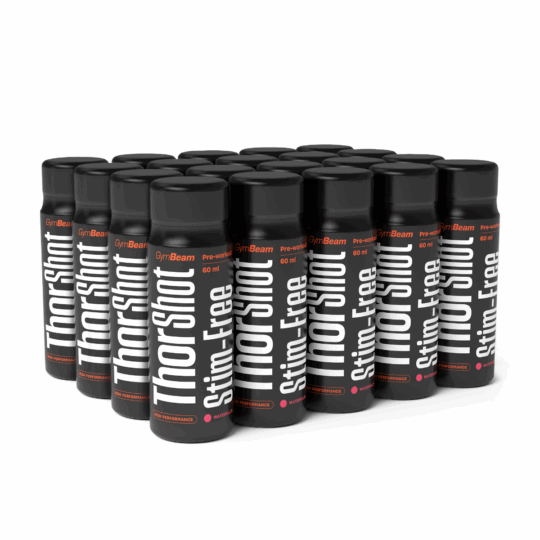 Thor Stim-free shot – GymBeam vodný melón 20 x 60 ml