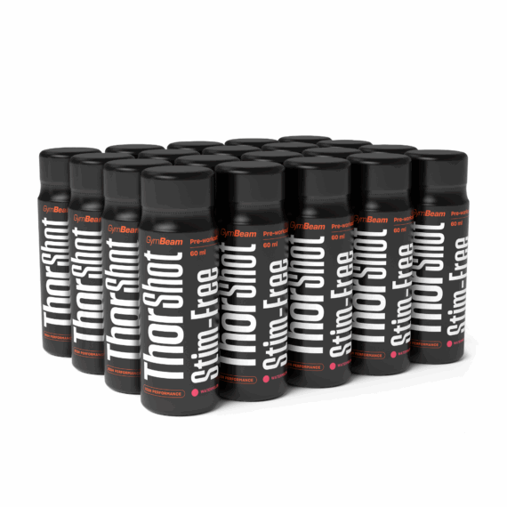 Thor Stim-free shot – GymBeam vodný melón 20 x 60 ml
