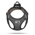 CURLI Postroj pre psov Merino vlna Black XL, 12-18 kg