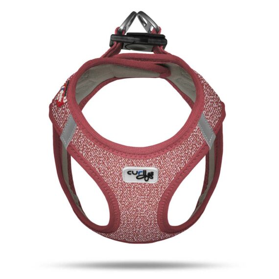 CURLI Postroj pre psov Merino vlna Red L, 8-13 kg