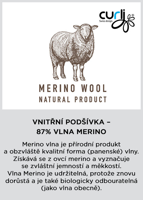 CURLI Postroj pre psov Merino vlna Red L, 8-13 kg