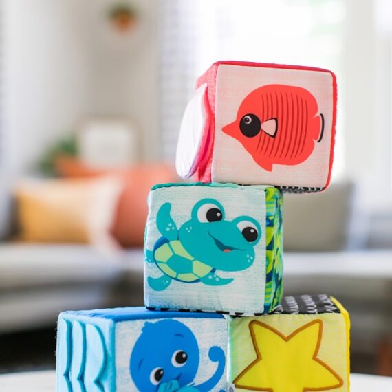 BABY EINSTEIN Kocky látkove set 4ks  Explore&Discover 3m+