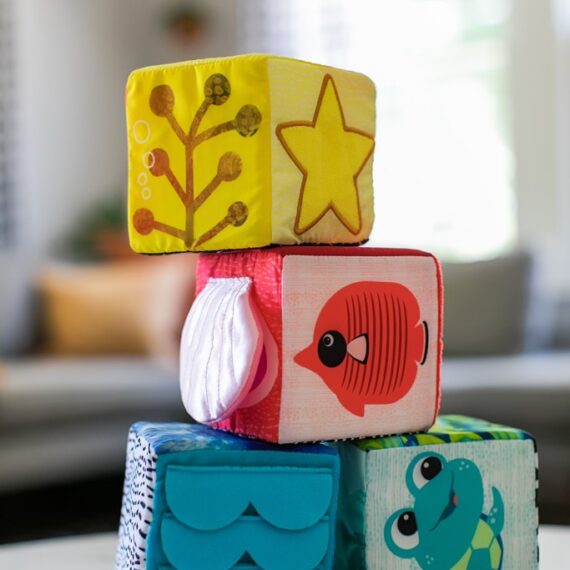 BABY EINSTEIN Kocky látkove set 4ks  Explore&Discover 3m+