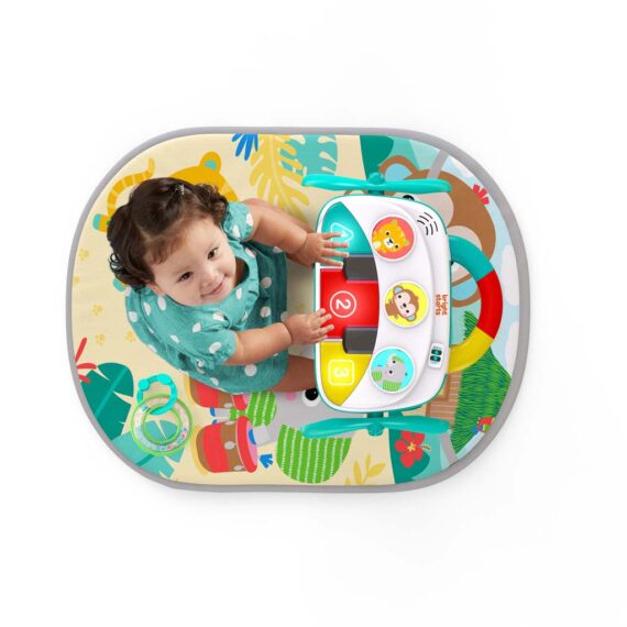 BRIGHT STARTS Deka na hranie 4v1 Groovin’ Kicks™ Tropical Safari™ 0m+