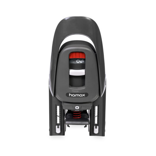 HAMAX Cyklosedačka s adaptérom Caress Dark Grey/Red