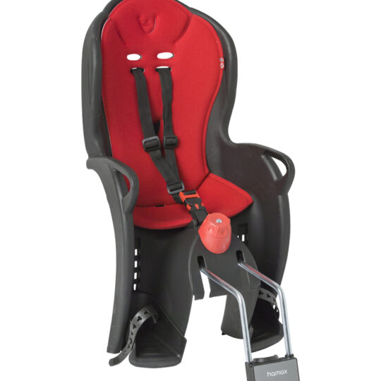 HAMAX Cyklosedačka s uzamykateľnym zámkom Kiss black/red