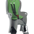 HAMAX Cyklosedačka s uzamykateľnym zámkom Kiss grey/green