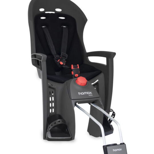 HAMAX Cyklosedačka s uzamykateľným zámkom Siesta W grey /black