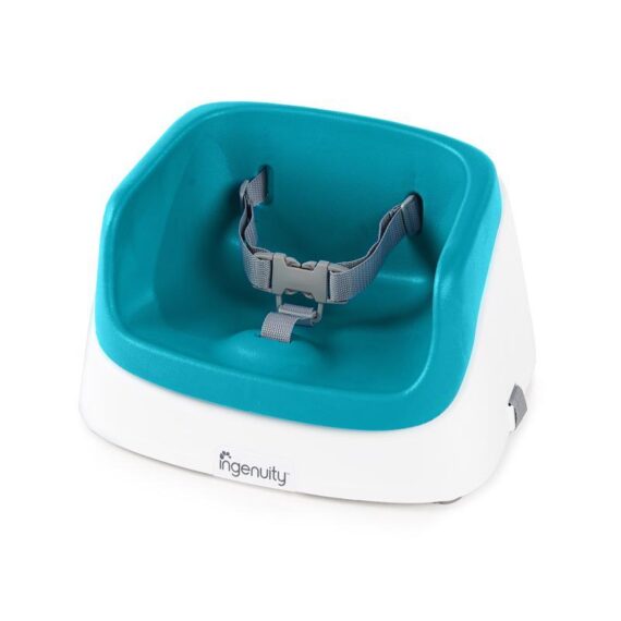 INGENUITY Podsedák na jedálenskú stoličku SmartClean Toddler – Peacock Blue 2r+ do 15 kg
