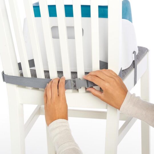 INGENUITY Podsedák na jedálenskú stoličku SmartClean Toddler – Peacock Blue 2r+ do 15 kg