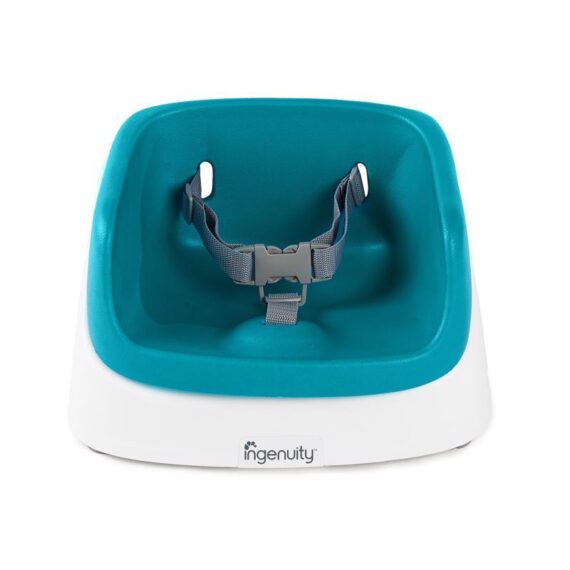 INGENUITY Podsedák na jedálenskú stoličku SmartClean Toddler – Peacock Blue 2r+ do 15 kg