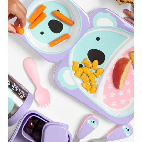 SKIP HOP Zoo Lyžička a vidlička nerez Koala 12m+