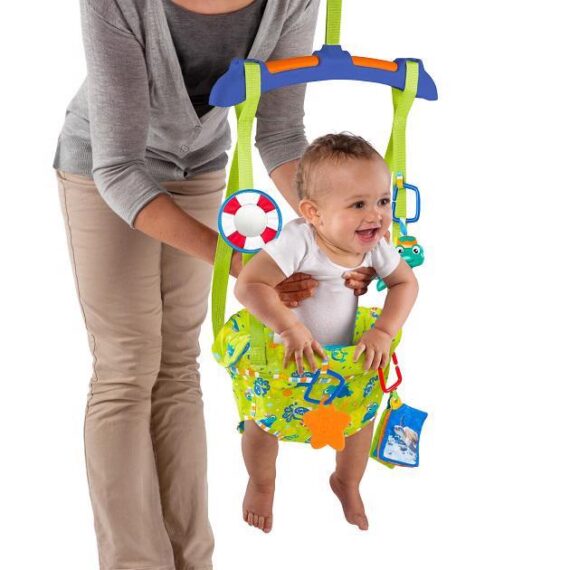 BABY EINSTEIN Skákadlo do dverí Sea&Discover 6m+, do 11 kg