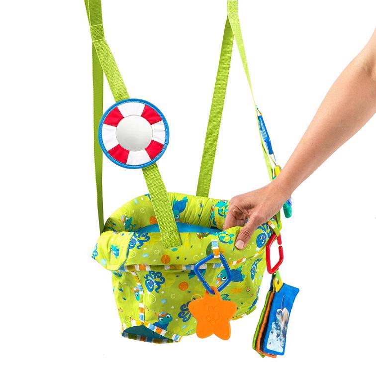 BABY EINSTEIN Skákadlo do dverí Sea&Discover 6m+, do 11 kg