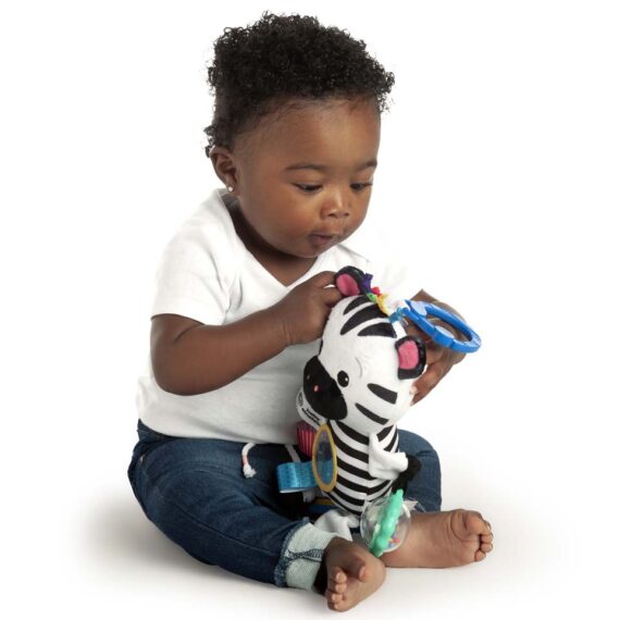 BABY EINSTEIN Hračka aktívna na C krúžku ZEN zebra 0m+