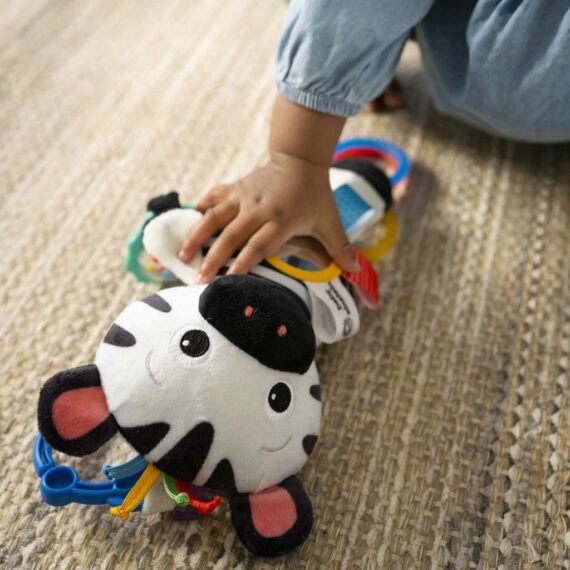 BABY EINSTEIN Hračka aktívna na C krúžku ZEN zebra 0m+