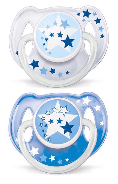Philips AVENT Cumlík 6-18m NOČNÝ – svietiaci 2 ks