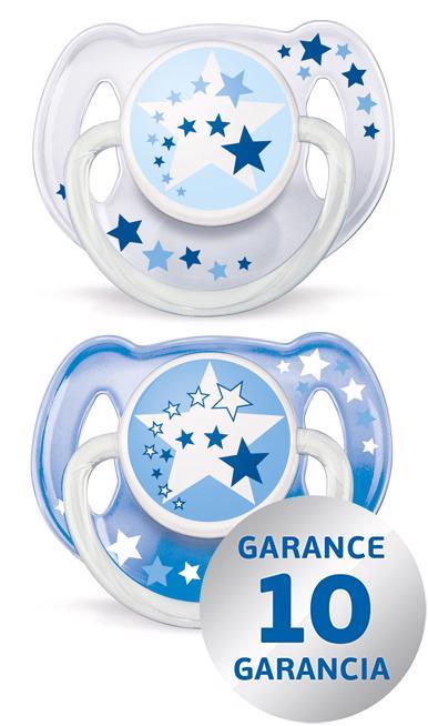 Philips AVENT Cumlík 6-18m NOČNÝ – svietiaci 2 ks