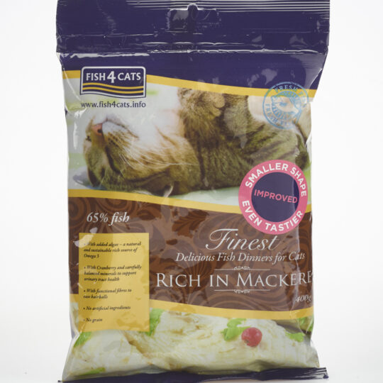 FISH4CATS Granule malé pre mačky Finest makrela 400g