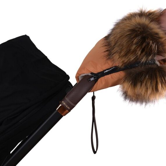 COTTONMOOSE Rukávnik na kočík Black