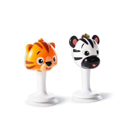 BABY EINSTEIN Podsedák na stoličku s 2 hračkami 2v1 Dine&Discover 6m+ do 23 kg